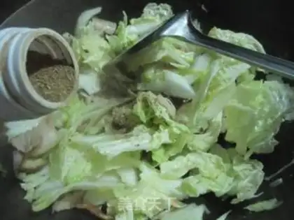 Make Tofu with the mushrooms step 7
