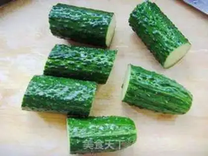Make Sausage cucumber rolls step 1