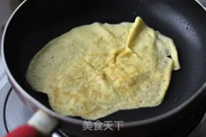 Make Garlic spinach eggs step 12