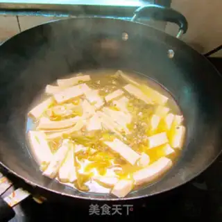 Make Sour spicy tofu step 5