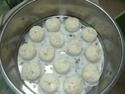 Make Ham eggs buns step 6
