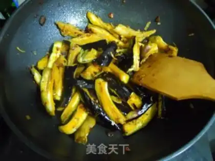 Make Fish fragrance tore eggplant step 2
