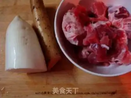 Make The radish potion chops step 0