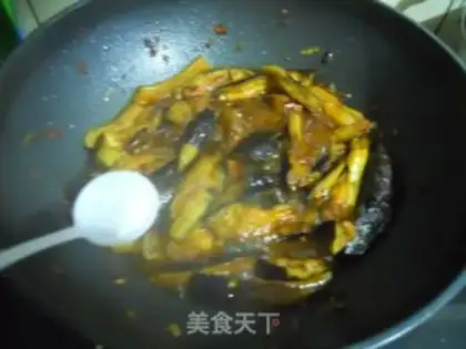 Make Fish fragrance tore eggplant step 7