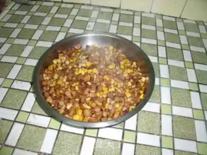Make Red corn buns step 0