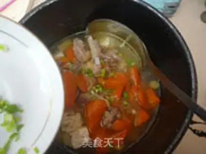 Make Carrot lamb chops step 10