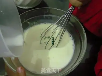 Make Peach bean step 1