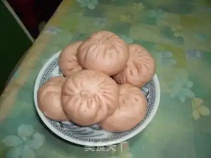 Make Red corn buns step 9