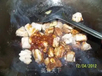 Make Carrot burn ribs step 1