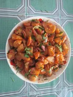 Make Spicy potatoes step 5