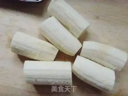Make Souffle banana rolls step 7