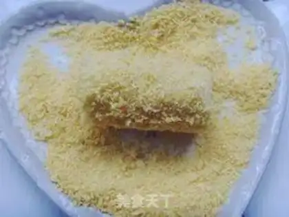 Make Souffle banana rolls step 9