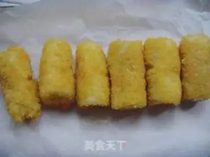 Make Souffle banana rolls step 15