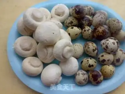 Make Mushroom quail egg step 0