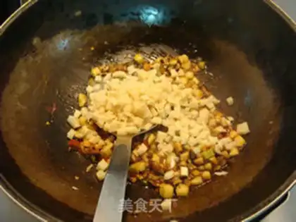 Make Red oil and rice step 5