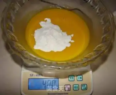 Make Black sesame ricin cake step 2