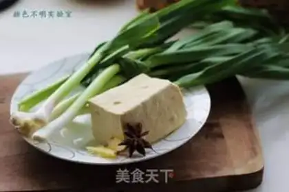 Make Garlic tofu step 0