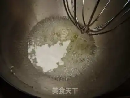Make Black sesame ricin cake step 6