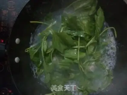 Make Meatball spinach soup step 3