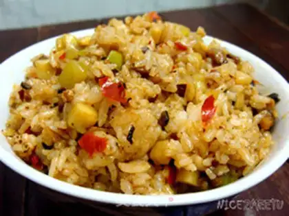 Make Red oil and rice step 11