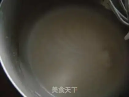 Make Black sesame ricin cake step 8
