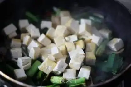 Make Garlic tofu step 7