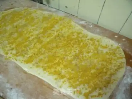 Make Curry rolls step 3