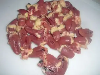 Make Hot chicken heart step 0