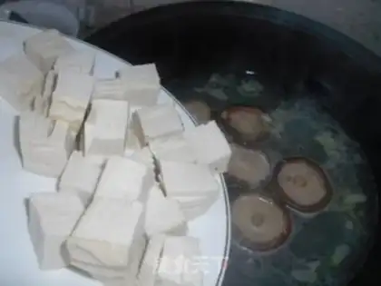 Make Fresh tofu soup step 5