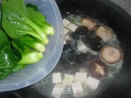 Make Fresh tofu soup step 7