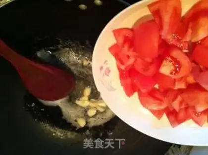 Make Pygmy tomato fried eggs step 5