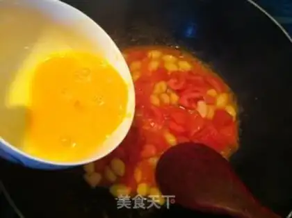 Make Pygmy tomato fried eggs step 8