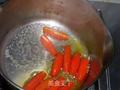 Make Sugar bun carrots step 6
