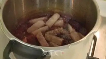 Make Honey-juice Sanbao step 3
