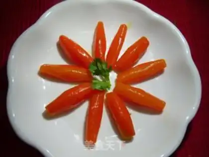 Make Sugar bun carrots step 7