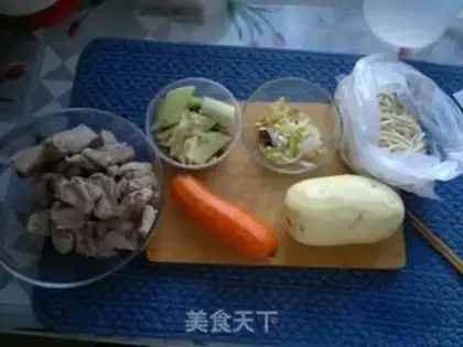 Make Bone noodles step 1