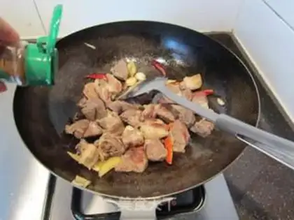 Make Spicy lamb pot step 7