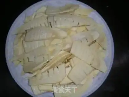 Make Sour food and fried meat step 1