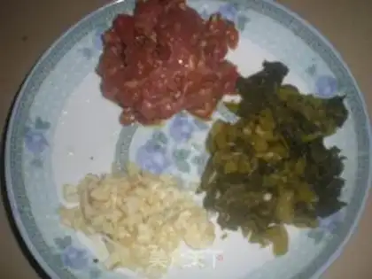 Make Sour food and fried meat step 2