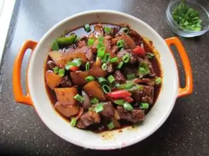 Make Spicy lamb pot step 15