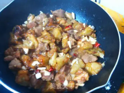 Make A goat roast eggplant step 10