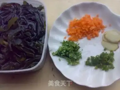 Make Spiral algae soup step 1