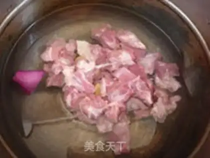 Make The lamb burns radish step 1