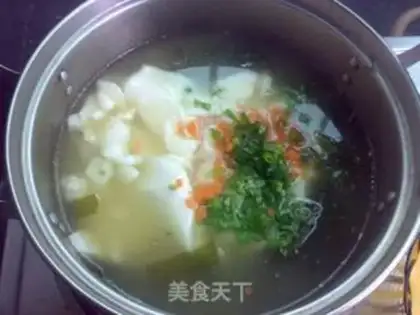 Make Spiral algae soup step 4