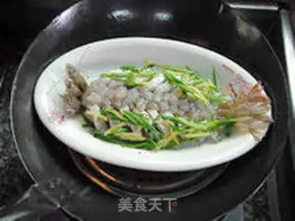 Make Two fresh prawns step 11