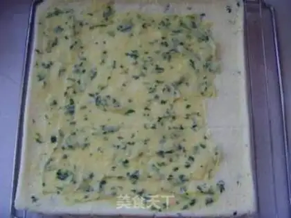 Make Cadass spinach roll step 17
