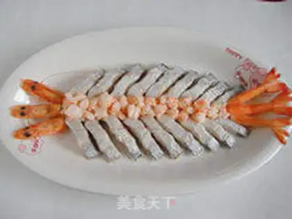 Make Two fresh prawns step 12