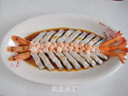 Make Two fresh prawns step 13
