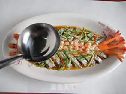 Make Two fresh prawns step 15
