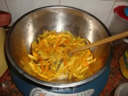 Make Homemade orange sugar step 3